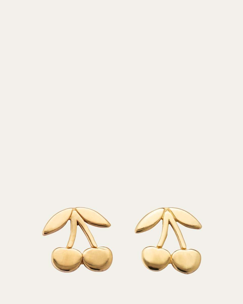 Girl's 14k Cherry Stud Earrings